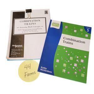 Combination Train Book 5 Kathy Richardson 44 Student Form Assessing Math Concept